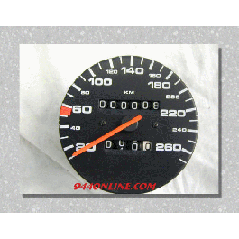European Speedometer 270 K.M.