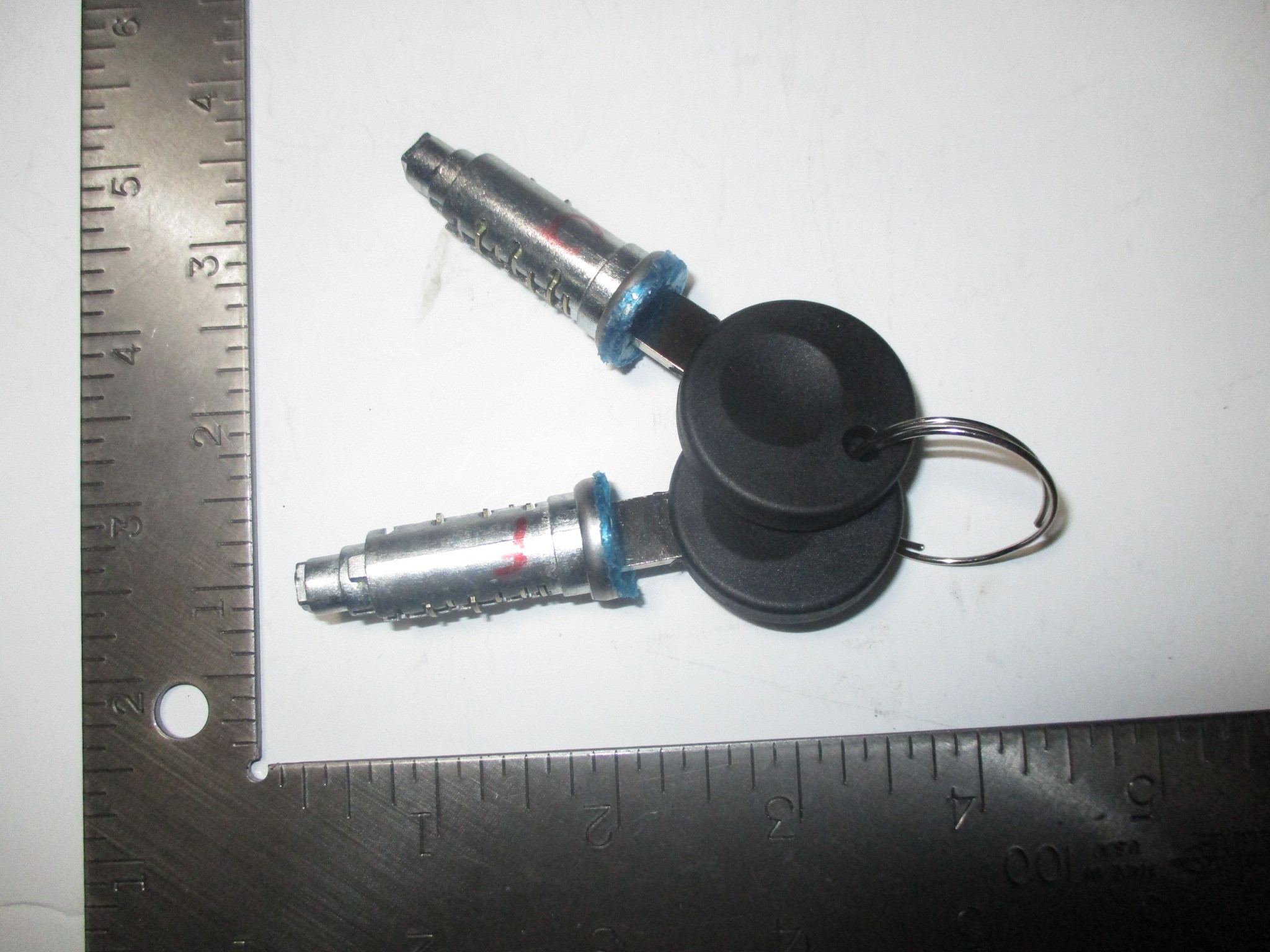 Door Lock Cylinder With matching keys Aftermarket 