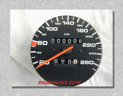 European Speedometer 270 K.M.
