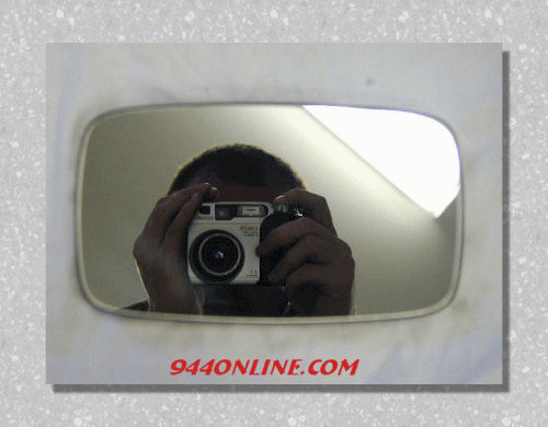 Mirror Glass Late Inter-locking Ring Style 944 951 944s 944s2 