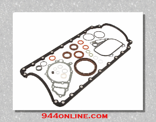 lower engine gasket set 924s- 944 - 951 - 944s and 944s2 